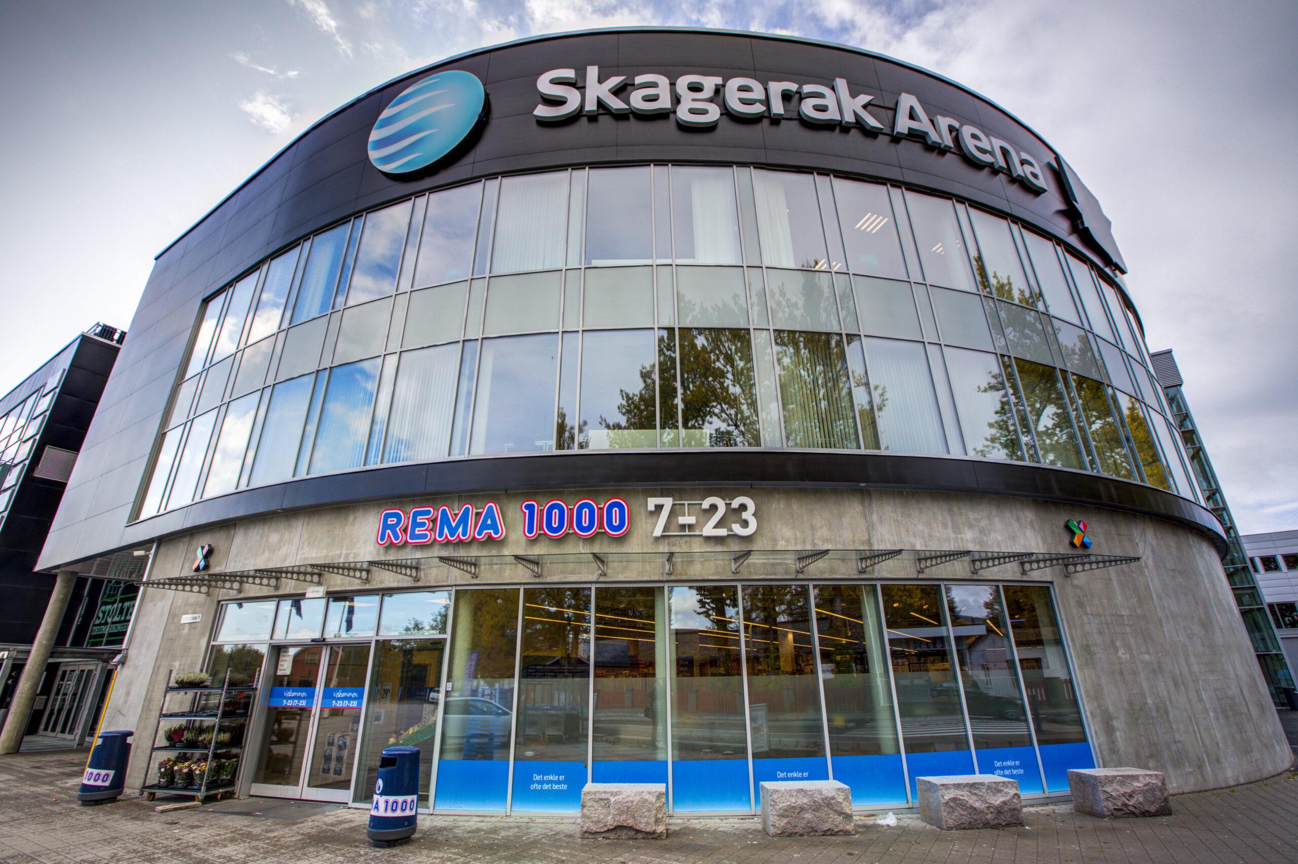 Historisk bilde av Skagerak Arena